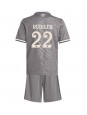Real Madrid Antonio Rudiger #22 Replika Tredje Kläder Barn 2024-25 Kortärmad (+ byxor)